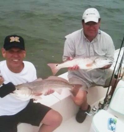 Bob and Paul with redfish