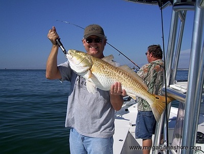 Jimi from New Orleans had a great day hooking up reds this is just one of many that day!