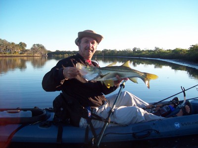 River snook are biting bery well as the sun warms the water
