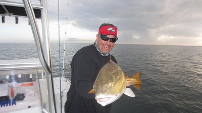 Capt. John with a Monster Redfish