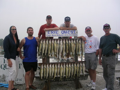 Lake Erie fishing for walleye is fun for everyone