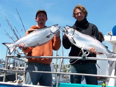 The 25 & 26 pound King Salmon