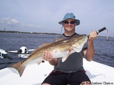 Mike with his first  Redfish !