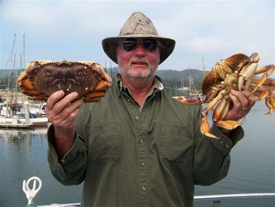 Tom Enberg with end of season crab