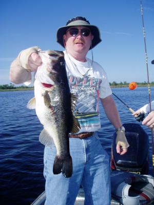 Brent who brought Mike with a BIG bass!