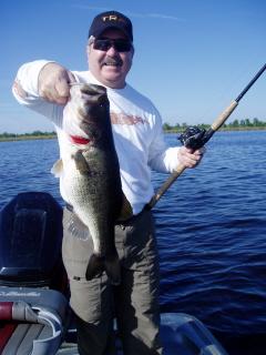 Mike with a BIG bass!