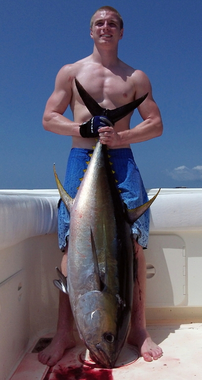A nice Yellowfin Tuna for Dan Arvan.