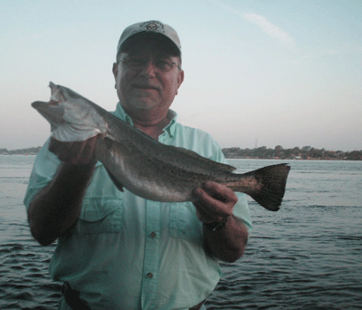 Gator trout in first 5 minutes