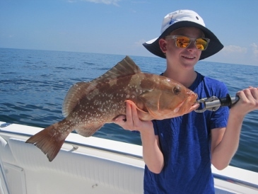23-inch red grouper-Angus