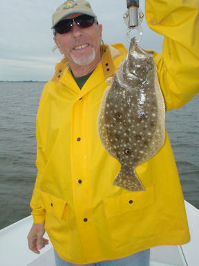 Bob Benson's Sarasota Bay CAL jig flounder caught while fishing with Capt. Rick Grassett.