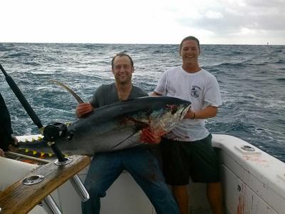Huge yellowfin tuna caught in Fort Lauderdale