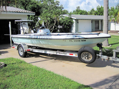 Capt. Rick Grassett's 1720 Flyfisher Action Craft renewed & ready for action!