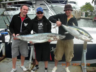 40 plus lb. kingfish and a nice Blackfin Tuna!