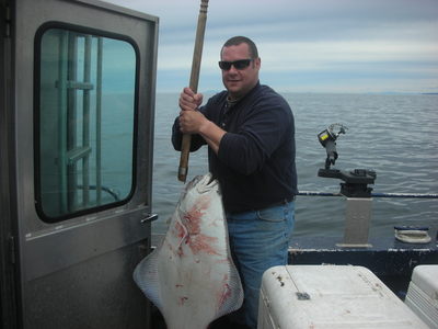 Jay with a nice Halibut