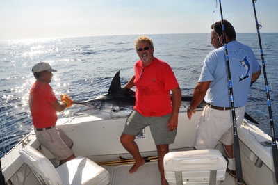 Gary George from Wakeforest, North Carolina released one striped marlin