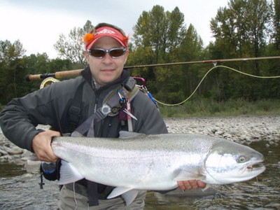 Skeena River Spey Fly fishing for Steelhead