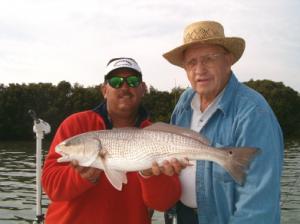 Chuck from Lakeland with a nice 6.5 Lb Redfish