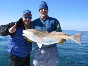 Mark shows off his first ever Redfish!