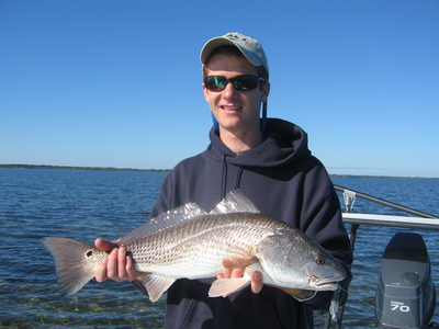 Paul with a nice Redfish.