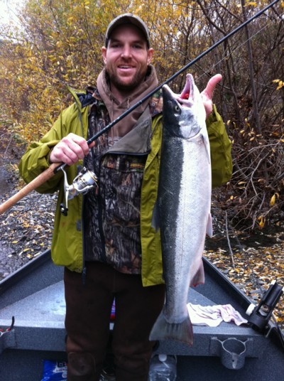Our first steelhead of the year.