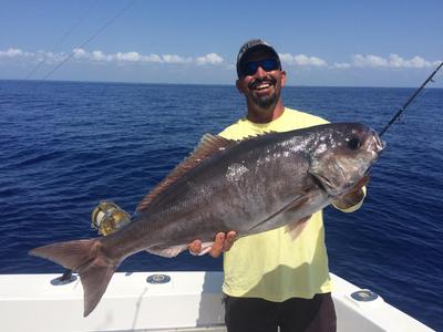 Mick with a nice barrelfish caught in over 600ft deep.