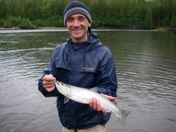 Bull trout cannot resist our custom tied flys!