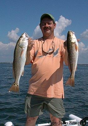 Kerry shows off two nice slot size Reds.