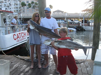 Nice cobia caught drift fishing in Ft Lauderdale