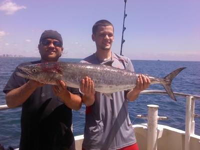 Nice kingfish caught drift fishing