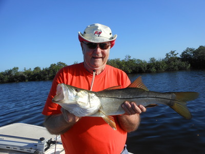 Fred with a nice snook