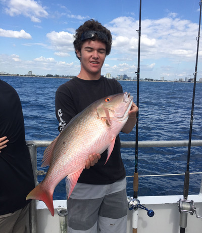 Big mutton snapper caught on our drift fishing trip today