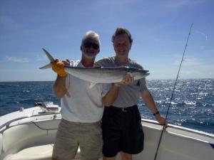 1 of 4 kingfish to 20 pounds landed 10-22 in 65 feet