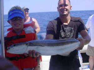 Captain Bill's trip Boy with Ling along with deckhand Randy Norgan