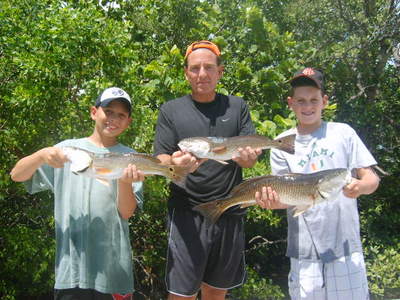 redfish on select shrimp