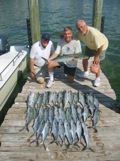 A good catch of spanish mackerel