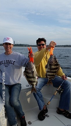 Doubled up on sheepshead is always fun.