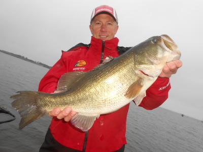 Nice Pre-Spawn Bass caught fishing with David Vance