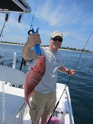 Big Snapper can be caught in Pensacola Bay in June