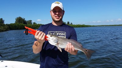 Ben with a nice slot redfish