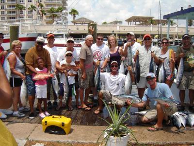 This is about how good our action was every day drift fishing off Fort Lauderdale