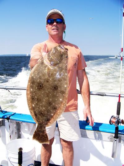 Chief Butch Valentine/Dover, N.J.  7.1 pound pool fish.