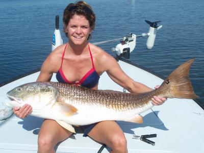 Wendy Tumlin with an 'Extreme Slobberknocker'!