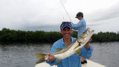 client with a nice snook.