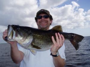 Jeff with his 12.5 lbs bass!