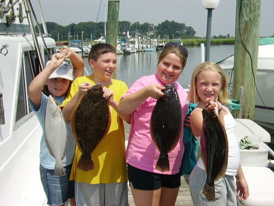 Fluke Fishing Kids