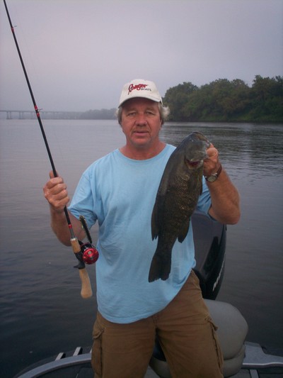 This big 5 pound smallmouth bass hit a zara super spook topwater lure!