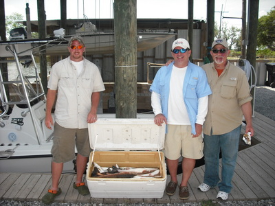 Mike, Greg, and Brian With their great catch