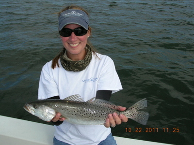 Liz and a nice trout