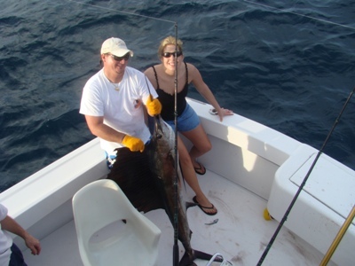 Sara's First sail fish