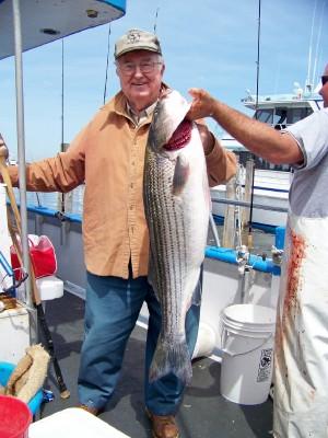 Uncle Dick/23 pound Striper!